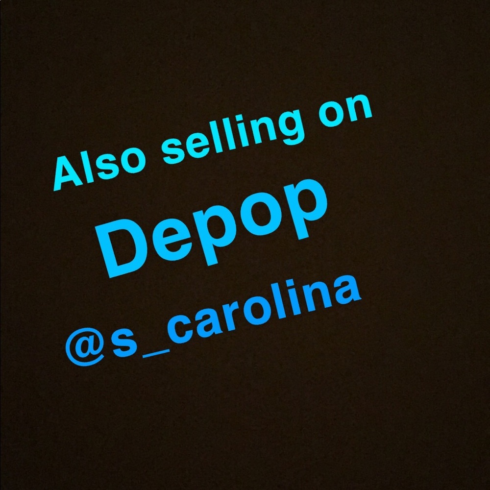 Selling On depop as well🥳🥳🥳